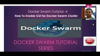 Docker Swarm Tutorial4How To Enable GUI for Docker Swarm Cluster [upl. by Vitia838]