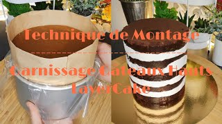 ✨Tutorial Montage Garnissage Gâteaux LayerCakeGâteaux Hauts Facile et Rapide Astuce CakeDesign✨ [upl. by Godred]