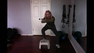 Step Stool Leg Workout [upl. by Yrelle]