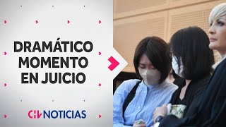 DRAMÁTICO MOMENTO Mamá de Narumi “lloró sin consuelo” y debieron sacarla del juicio contra Zepeda [upl. by Noirad195]