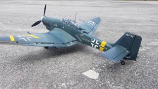 FMS Ju87G Stuka Maiden Flight [upl. by Bolitho]