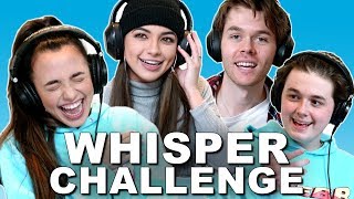 The Whisper Challenge  Merrell Twins ft Webb Brothers [upl. by Adle]