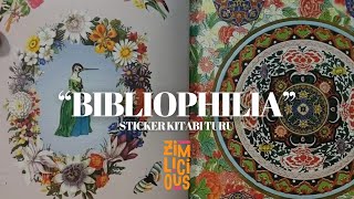 Sticker Kitabı Turu  Antiquarian Sticker Book BIBLIOPHILIA [upl. by Alo320]