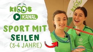 07 Kindersport 👟 34 Jahre  Sport mit Seilen [upl. by Aihtiekal]