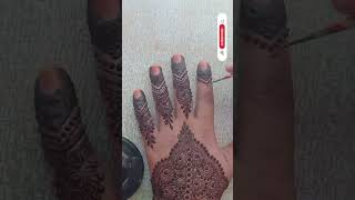 Beautiful back hand Arabic mehndi designlatest back hand Arabic mehndi designsimple mehndi design [upl. by Joycelin]