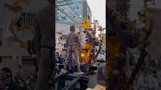 2024 Sanja Festival Matsuri Japanese tattoo Asakusa Tokyo 三社祭 西浅三北 中村会 今年も大迫力 迫力満点 背中の刺青 shorts [upl. by Llemhar]