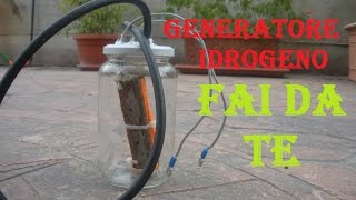 DIY  Come costruire un semplicissimo generatore di idrogeno in casa  DIY hydrogen generator [upl. by Iuq]