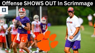 Clemson Offense SHOWS OUT In Fall Camp Scrimmage  Clemson Football 2024 [upl. by Marigolda]