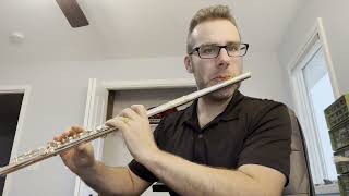 Playing a New Gemeinhardt 3O GLP Flute [upl. by Ataliah573]