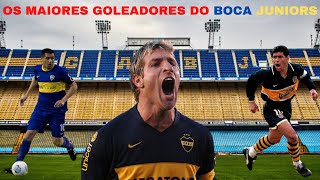 CONHEÇA o TOP 10 ARTILHEIROS da HISTÓRIA do BOCA JUNIORS [upl. by Doowrehs]