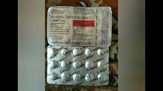 L Hist Tablet  Levocetrizine Dihydrochloride Tablet uses in Hindi L hist tablet uses in Hindi [upl. by Ackley800]