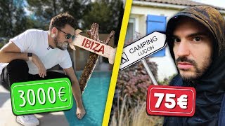 Weekend à 3000€ la nuit VS Weekend à 75€ la nuit [upl. by Eveineg]