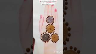 New coin mehendi designs l coinmehndi mehndi bridamehndi ytshorts shortsfeed viral easymehndi [upl. by Orelu]