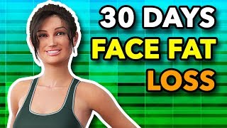 30 Days Lose Face Fat Challenge [upl. by Ginnifer]