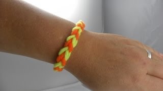 Häkeln  Armband  LoomLook mit Wolle [upl. by Ruprecht]