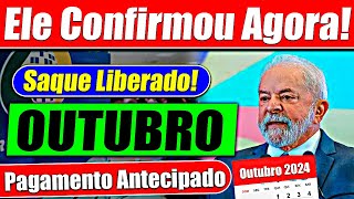 INSS ANTECIPA CALENDÁRIO de OUTUBRO HOJE 0210 com AUMENTO [upl. by Aneetsyrk66]