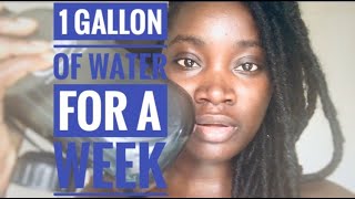 I DRANK A GALLON OF WATER EVERYDAY FOR A WEEK  THIS HAPPENED [upl. by Gladdy]