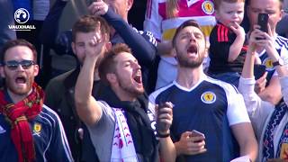 Flower of Scotland Scottish National Anthem  Scotland v England [upl. by Yrailih]