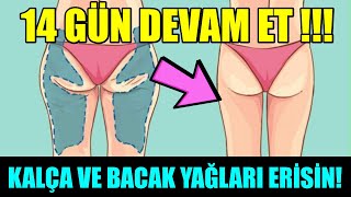 14 GÜNDE KALÇA VE BACAK YAĞLARINI YAKAN KOLAY EGZERSİZ PROGRAMI [upl. by Leuneb]