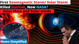 Geostorm that Killed Starlink  Understanding Solar Flare and Solar Winds  News Simplified [upl. by Nnasor]