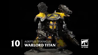 40 Years of Warhammer – Adeptus Titanicus Titan [upl. by Godric787]