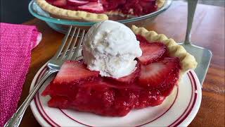 5 Ingredient Strawberry Pie  The BEST Recipe [upl. by Doley]