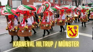 Karnevalsumzug Hiltrup  Münster Festumzug Parade Februar 2024 Helau 🥳 [upl. by Noskcaj]