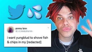 YUNGBLUD Reads Thirst Tweets [upl. by Esinad]