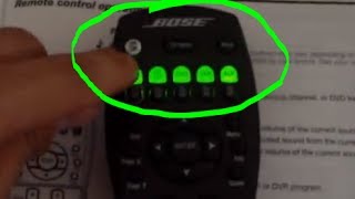 HOW TO PROGRAM BOSE REMOTE REVIEW [upl. by Nefen653]