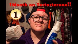 1 MONTH ON TESTOSTERONE Testogel [upl. by Hestia650]