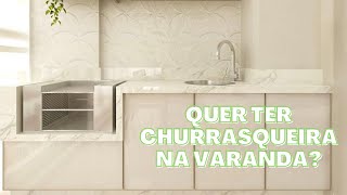 Churrasqueira ecológica Uma solução sem fumaça para quem mora em apartamento [upl. by Hogen835]