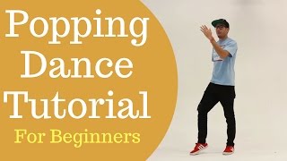 Popping Dance Tutorial For Beginners  Pop And Lock Basics [upl. by Leonsis626]