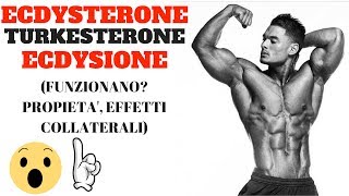 TURKESTERONE ECDYSTERONE E ECDYSONE  I Nuovi Integratori ANABOLICI  Funzionano [upl. by Ahseym]