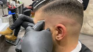 Tagliare i capelli Razor fade  old school tutorial taglio uomo  zero  barber school parrucchiere [upl. by Servetnick]