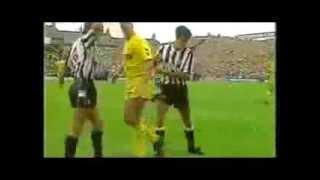 Newcastle legend Dave McCreery owns Paul Gascoigne 3rd September 1988 [upl. by Eerdua]