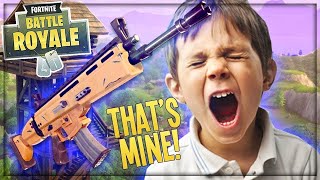 TROLLING ANGRY KID WITH HIS OWN SCAR ON FORTNITE ProPepper Fortnite Trolling [upl. by Zischke645]