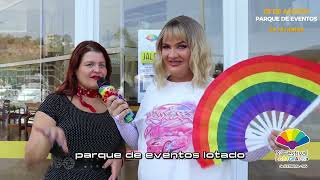 Khloe Knup entrevista Saturno Cristais 3º Festival LGBTQIAPN de Extrema 2024 [upl. by Josy107]