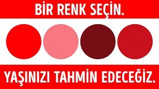 ZİHİNSEL YAŞINIZI ORTAYA ÇIKARACAK BİR RENK TESTİ [upl. by Tak]