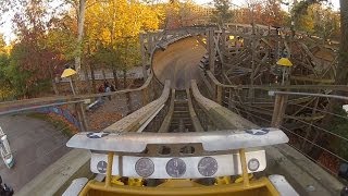 Flying Turns front seat onride HD POV Knoebels Amusement Resort [upl. by Joris]