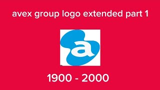 avex group logo history extended part 1 1900  2000 [upl. by Ranchod233]