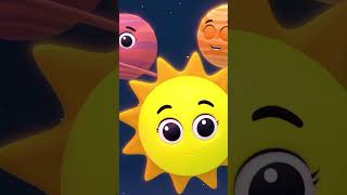 Planetas En Nuestro Sistema Solar Rimas Infantiles shorts music funny educativa aprendiendo [upl. by Aicital]