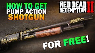 How To Get The Pump Action Shotgun amp Easy Money Early Game Red Dead Redemption 2 Gameplay RDR2 [upl. by Summons]