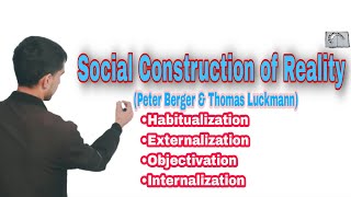 Social Construction of RealityPeter Berger amp Thomas LuckmannUrdu Hindi Sociology [upl. by Oinotnaocram]