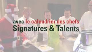 Calendrier des chefs Signatures amp Talents 2018 [upl. by Hsakiv]