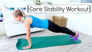 Core Stability Workout  10 minuten rug en buikspieroefeningen [upl. by Yllut896]