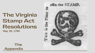 The Virginia Stamp Resolutions May 30 1765 [upl. by Sternick]