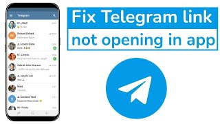 How to Fix Telegram link not opening in app [upl. by Hibben]