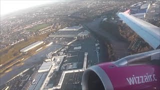 Wizzair Airbus A320232  London Luton to Budapest Full Flight [upl. by Teirrah]