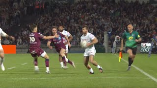 An outrageously executed dummy pass in rugby [upl. by Barling]