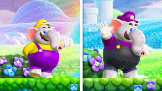 Playable Wario amp Waluigi in Super Mario Bros Wonder [upl. by Trudie]